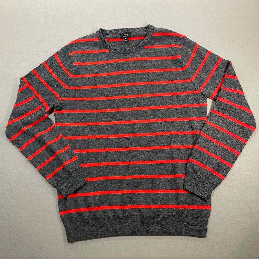 J Crew 100% Merino Wool Classic Lightweight Crewneck Sweater - Mens Small